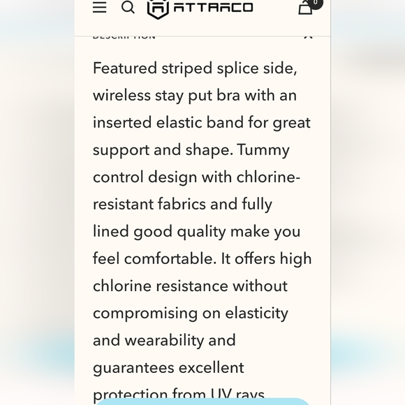 Attarco One Piece Swimsuit Size S - Picture 13 of 15